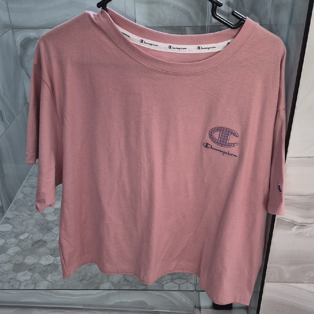 Champion Women's Mauve Short Sleeve Tee